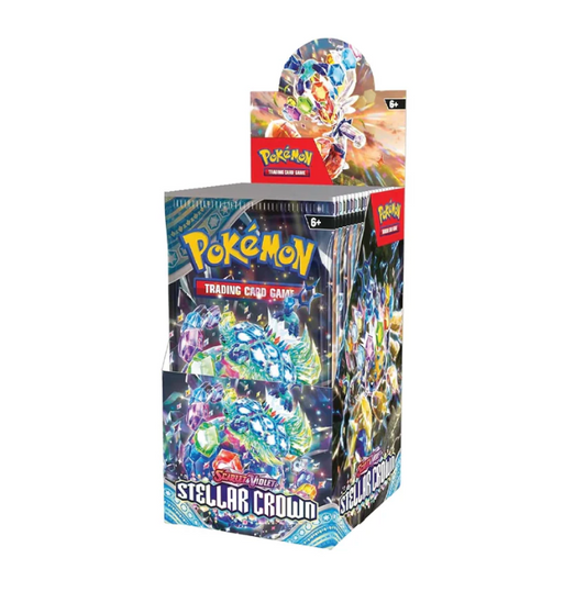 Pokemon TCG: Stellar Crown - Half Booster Box (18 Packs)